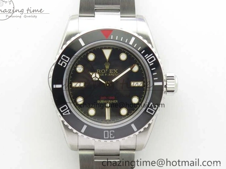 MiroTime 0111 SmoothTexture Submariner customized by Tempus Machina GMF Best Edition on SS Bracelet SA 2701